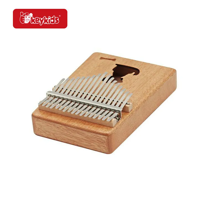 New Arrival Musical Instrument 17 Keys Kalimba Wooden Finger Piano For Kids W07B107