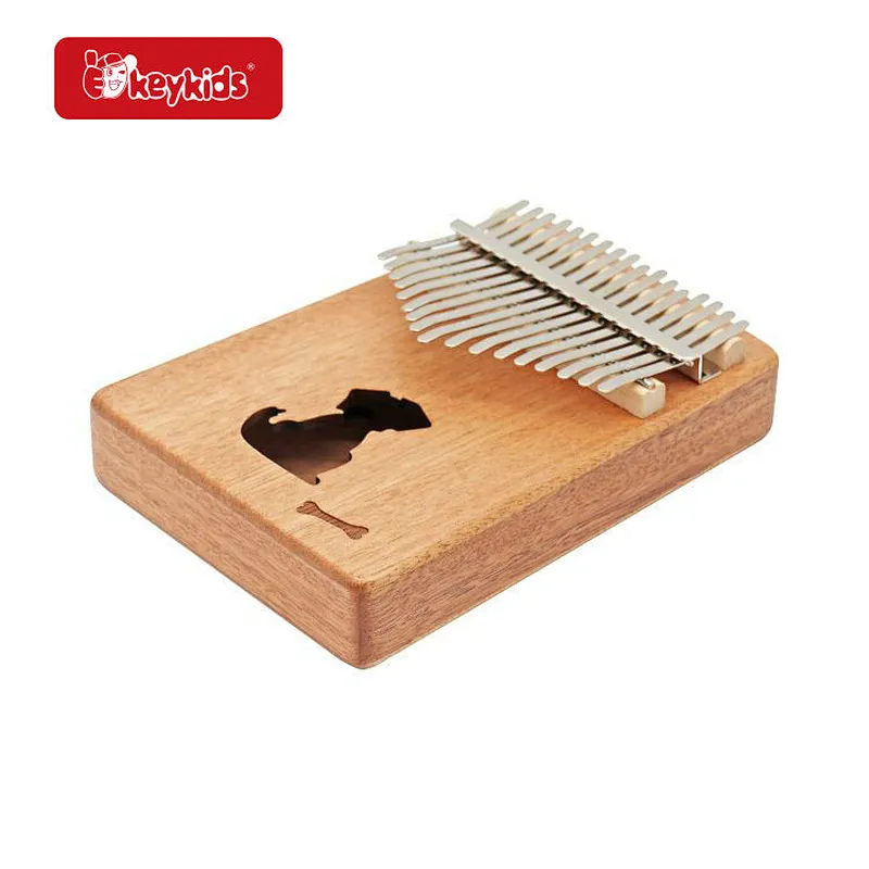 New Arrival Musical Instrument 17 Keys Kalimba Wooden Finger Piano For Kids W07B107